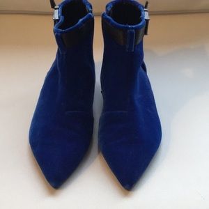 Never worn size 6 blue booties